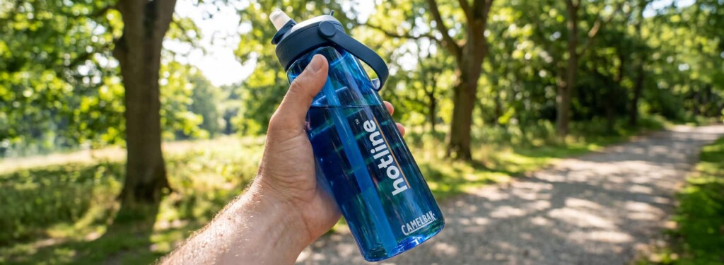 Camelbak® thrive flip 750ml tritan renew water bottle with flip straw promotional product