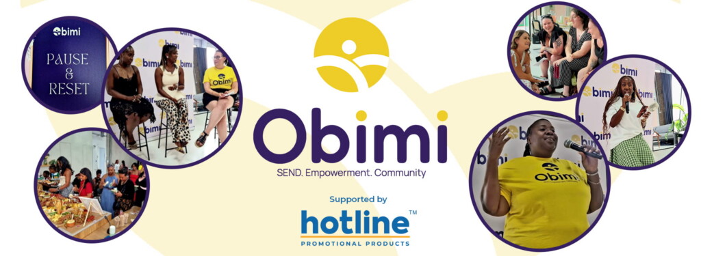 Parents and caregivers attending Obimi’s Pause and Reset wellbeing event for SEND families.