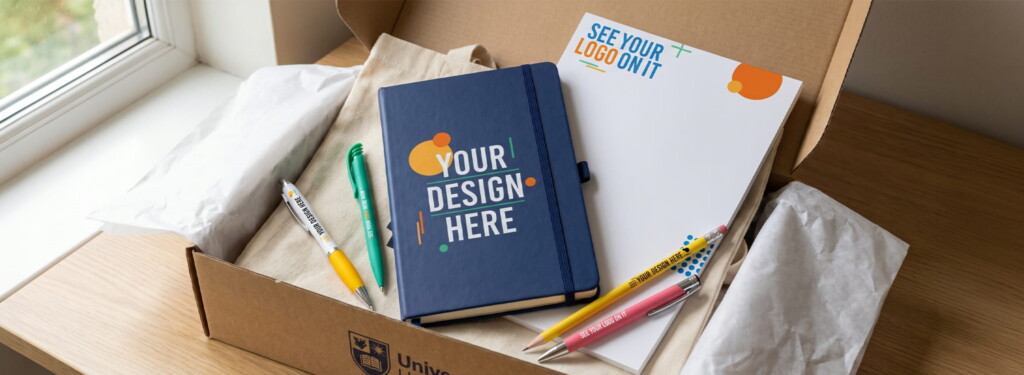 University-welcome-pack-printed-stationery-sets-promotional-products