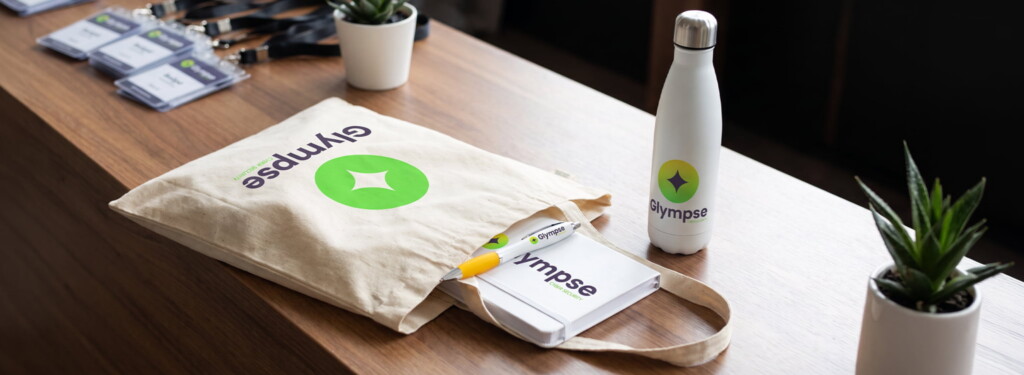 Conference-events-printed-tote-bags-notebooks-bottles-pens-promotional-products