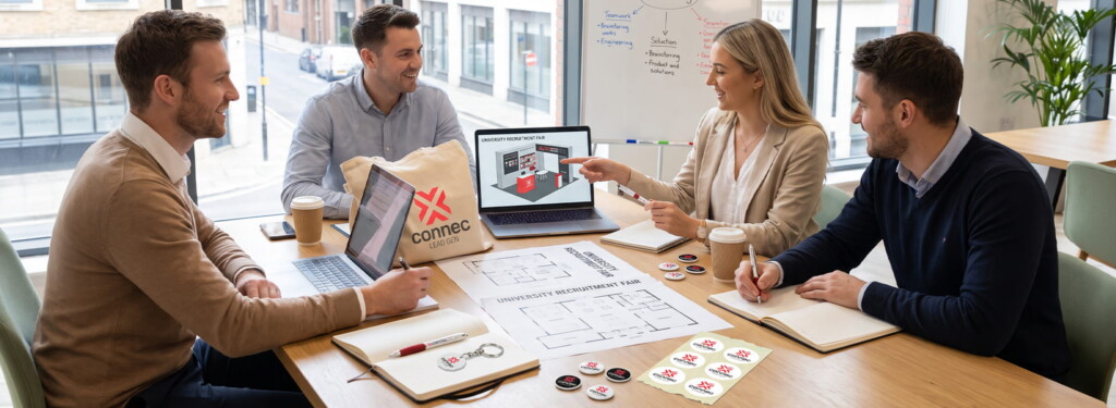 Planning promotional products for autumn recruitment events